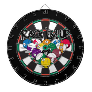 Rack Em Up Pool Dartboard