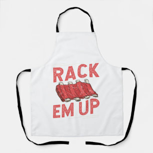 Rack em Up Ribs Lover Pork BBQ Short Baby Back Apron
