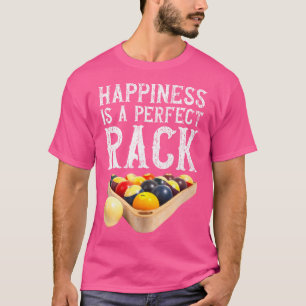 Rack Funny Billiards 8 Ball Pool Billiards Player T-Shirt