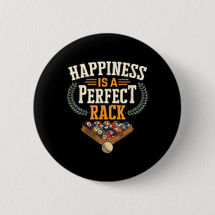 Rack Funny Pool Billiards Game Snooker Pool Player 6 Cm Round Badge