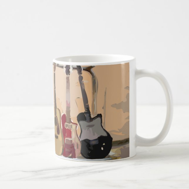 Rack Of Guitars Coffee Mug (Right)