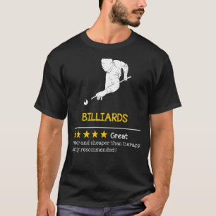 Rack Up Joy with Billiards: Cheaper, Faster, Funni T-Shirt