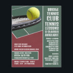 Racket & Ball, Tennis Lessons/Classes Advertising Flyer<br><div class="desc">Racket & Ball,  Tennis Lessons/Classes Advertising Flyers By The Business Card Store.</div>