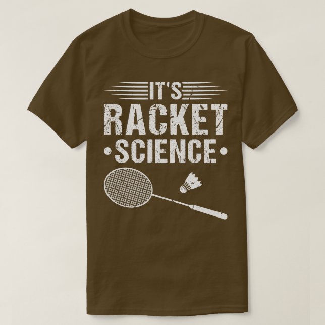 Racket Science Badminton T-Shirt (Design Front)