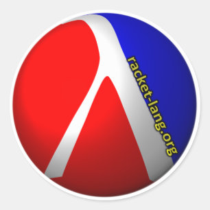 Racket Sticker with URL