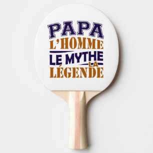 Racket Tennis Dad the Man the Myth the Legend Ping Pong Paddle