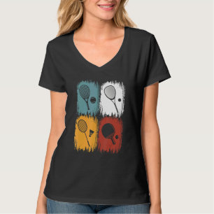 Racketlon Tournament Sport With 4 Disciplines T-Shirt