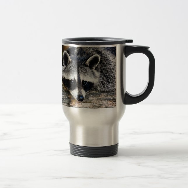 Racoon 003 travel mug (Right)