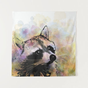 racoon 23 tapestry