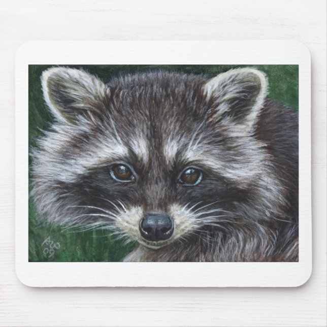 Racoon #3 mouse mat (Front)