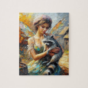 Racoon and a Fairy Jigsaw Puzzle