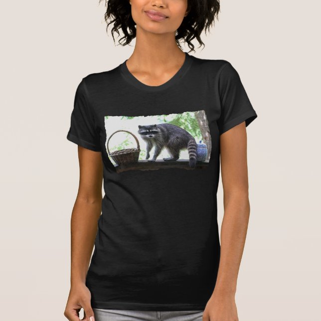 Racoon and Cookie Jar T-Shirt (Front)