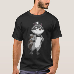 Racoon as Groom with Tie T-Shirt