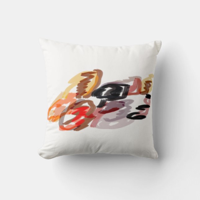 Racoon Autumn Sunset Cushion (Front)