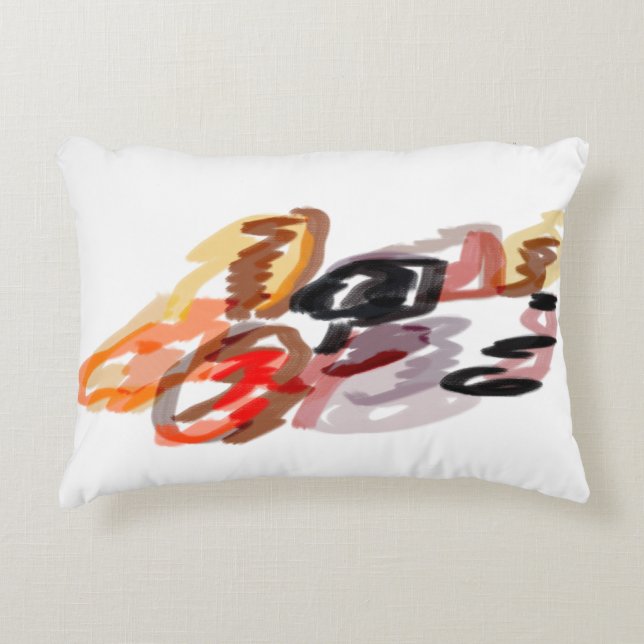 Racoon Autumn Sunset Decorative Cushion (Front)