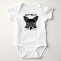 Racoon - Baby Jersey Bodysuit