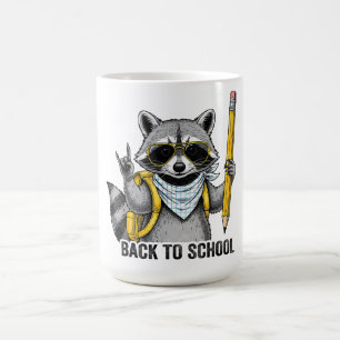 Racoon Back To School Funny Gifts For Kids Coffee Mug
