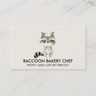 Racoon Bakery Business Card