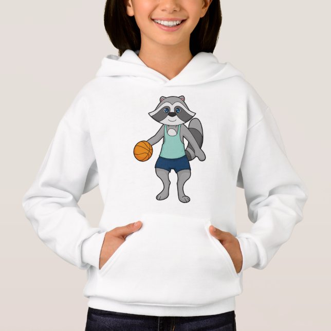 Racoon Basketball player Basketball (Front)