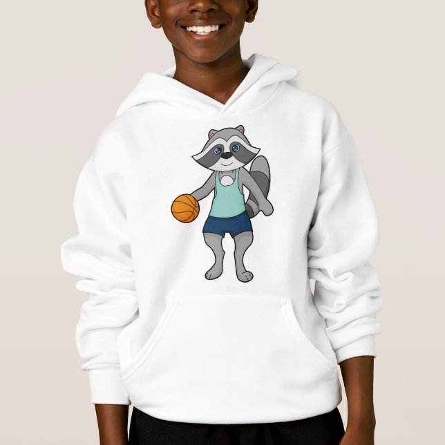 Racoon Basketball player Basketball (Front)