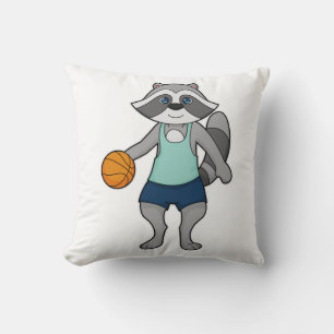 Racoon Basketball player Basketball Cushion
