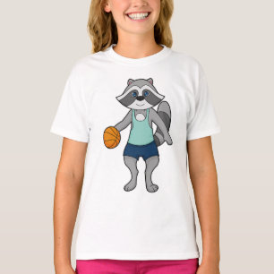 Racoon Basketball player Basketball T-Shirt