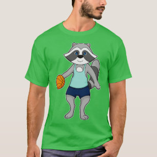 Racoon Basketball player Basketball T-Shirt