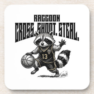 Racoon Basketball Star - Cross Shoot Steal Graph Coaster