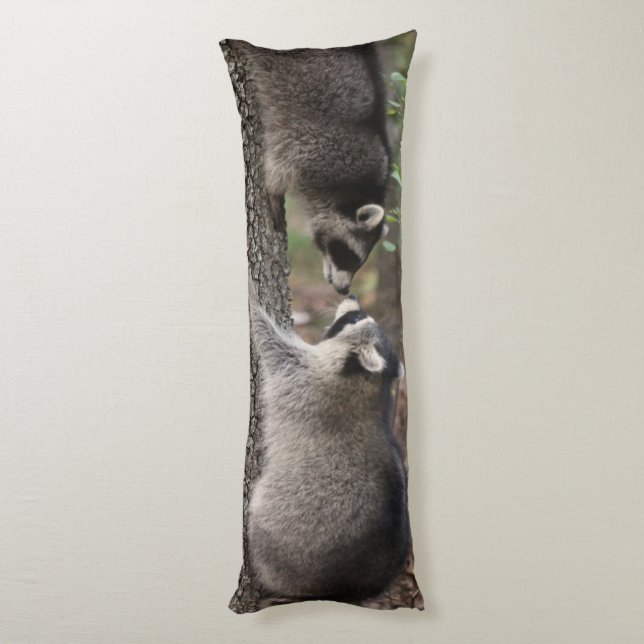 Racoon body pillow. body cushion (Back (Vertical))