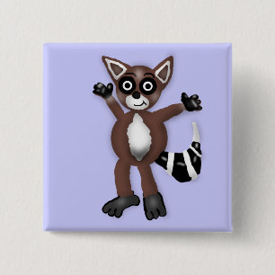 Racoon Button