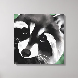 Racoon Canvas Art