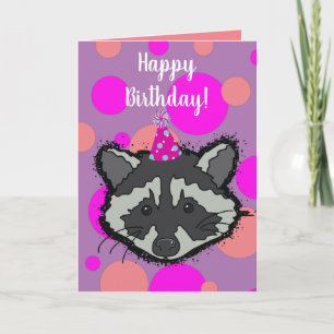 Racoon  card
