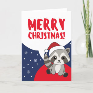 Racoon Christmas Snow Winter Raccoons Holiday Car
