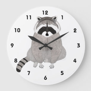 Racoon Clock