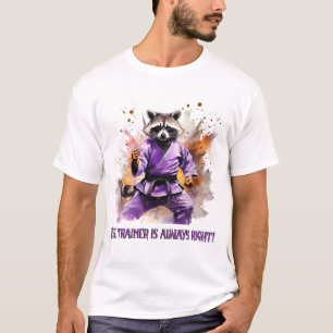 Racoon-coach, sport T-Shirt