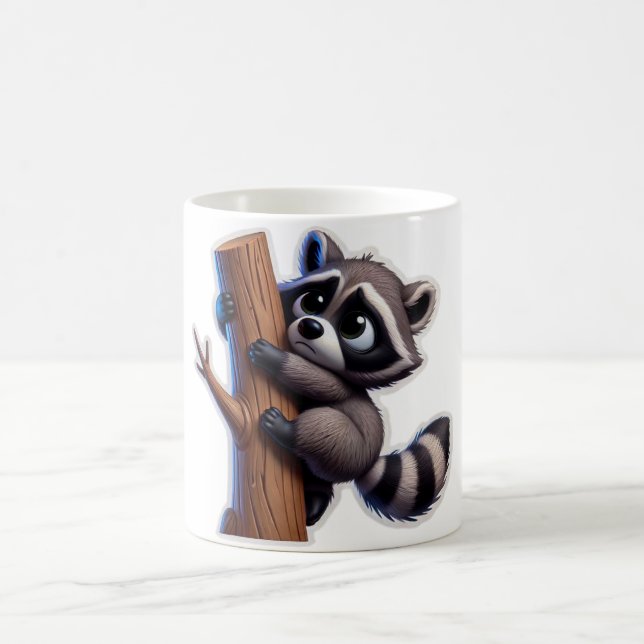 racoon coffee mug (Center)