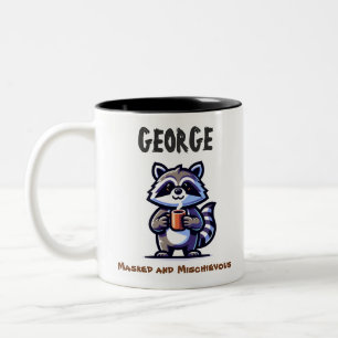 Racoon Coffee Mug Funny Cute