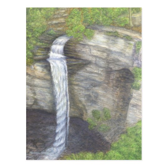 Racoon Creek Falls Waterfall Postcard