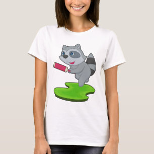 Racoon Cricket Cricket bat T-Shirt