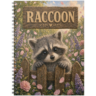 Racoon Cute Baby Storybook Nursery Animal Notebook