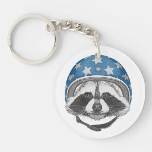 Racoon Daredevil Key Ring