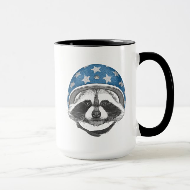 Racoon Daredevil Mug (Right)