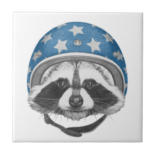 Racoon Daredevil Tile