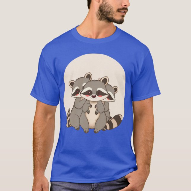 Racoon design t-shirt 9 (Front)