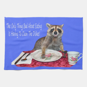 Racoon Dish Towel