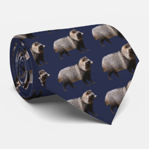 Racoon dog tie