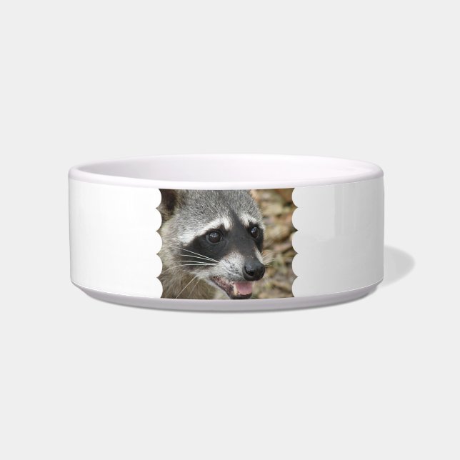 Racoon Face Pet Bowl (Front)