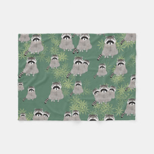 Racoon Fleece Blanket