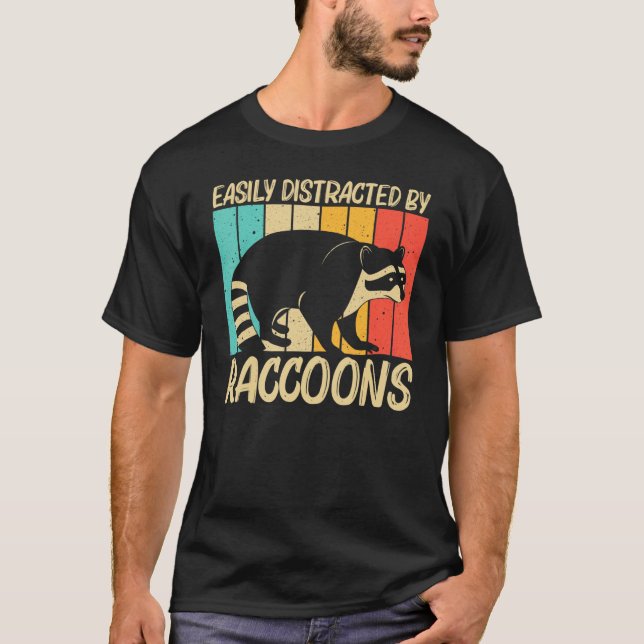   Racoon For Men Women Common Racoon   T-Shirt (Front)