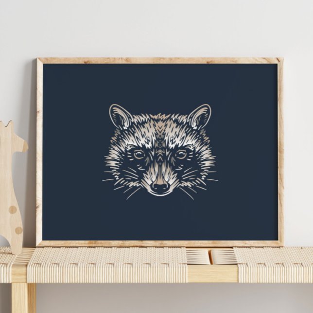 Racoon | Forest Animal Racoon Wall Print (Creator Uploaded)